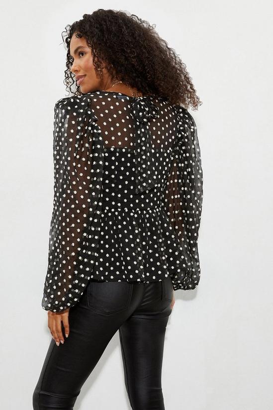 Dorothy Perkins Embroidered Chiffon Blouse 2