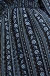 Dorothy Perkins Curve Blue Floral Lace Insert Midi Dress thumbnail 5