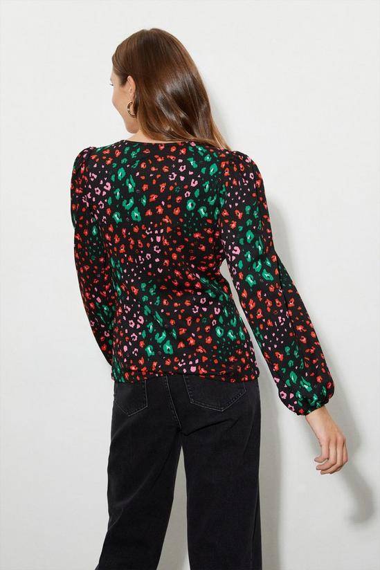 Dorothy Perkins Square Neck Tie Detail Long Sleeve Top 3