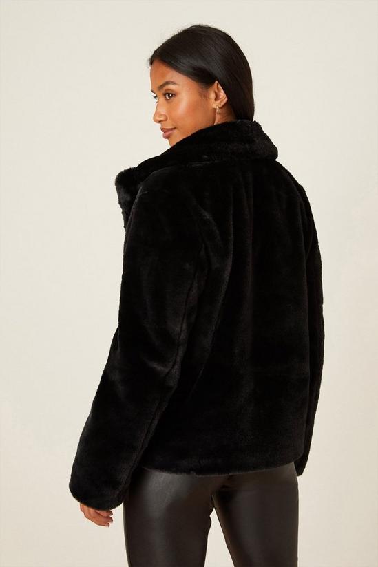 Dorothy Perkins Petite Luxe Plush Faux Fur Coat 3