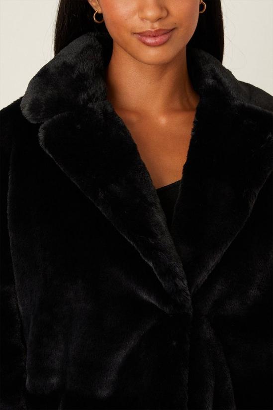 Dorothy Perkins Petite Luxe Plush Faux Fur Coat 4