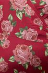 Dorothy Perkins Rose Print Wrap Midi Dress thumbnail 5