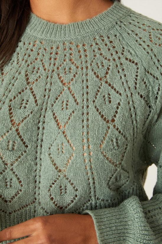 Dorothy Perkins Yoke Stitch Detail Knitted Jumper 4
