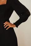 Dorothy Perkins Black Lace Detail Midi Dress thumbnail 5