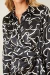 Dorothy Perkins Bow Print Wrap Midi Shirt Dress thumbnail 4