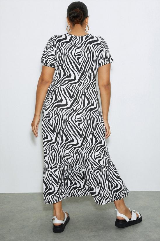 Dorothy Perkins Curve Zebra Midi Dress 3