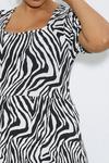 Dorothy Perkins Curve Zebra Midi Dress thumbnail 5