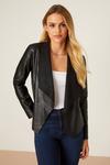 Dorothy Perkins Faux Leather Waterfall Jacket thumbnail 1