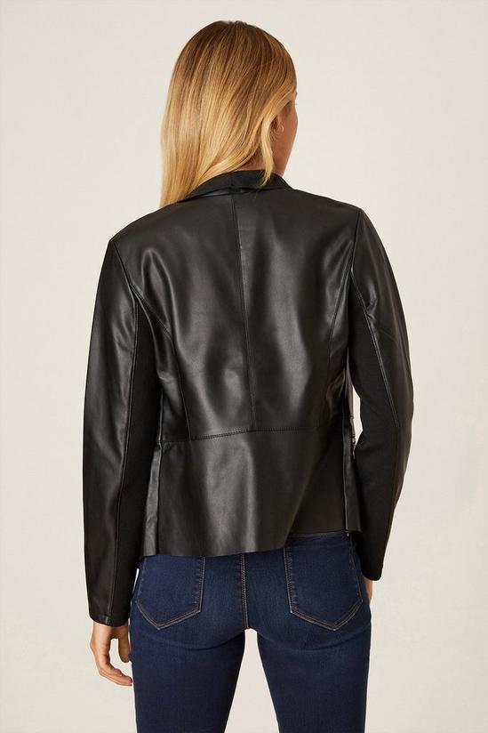 Dorothy Perkins Faux Leather Waterfall Jacket 3