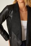 Dorothy Perkins Faux Leather Waterfall Jacket thumbnail 4