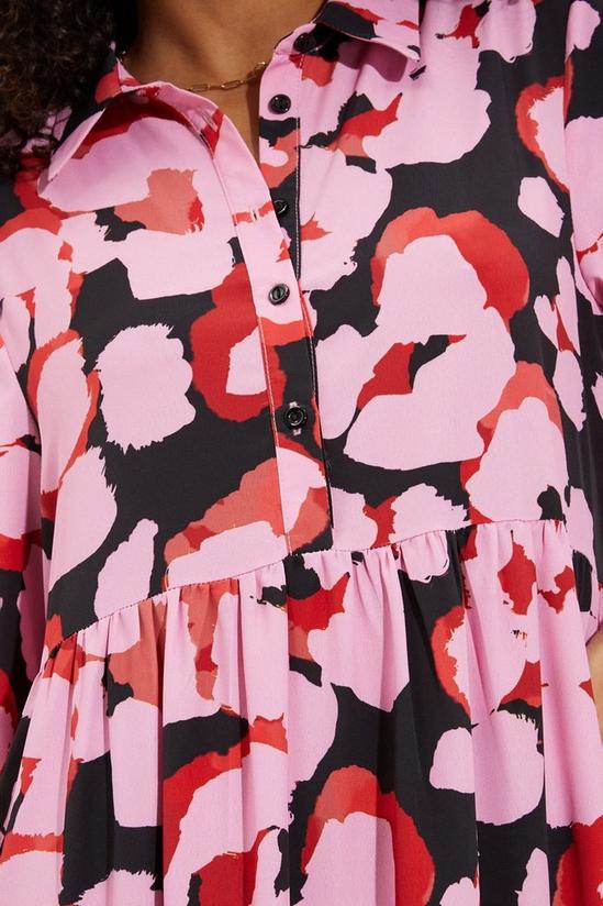 Dorothy Perkins Abstract Animal Smock Midi Shirt Dress 5