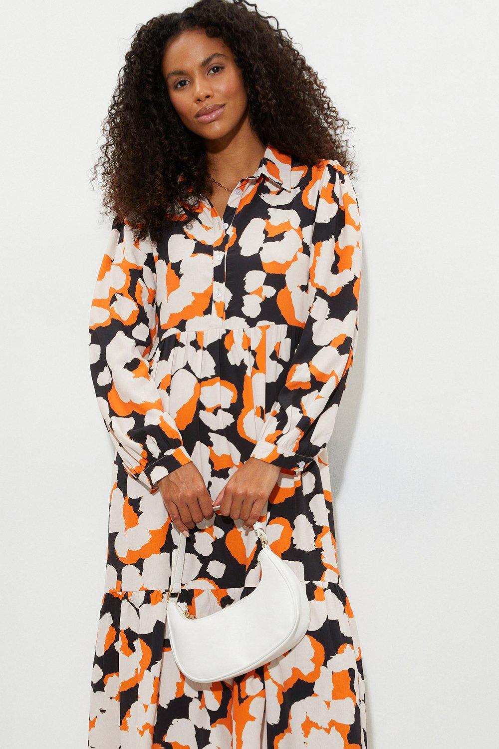 Whistles dandelion outlet print shirt dress