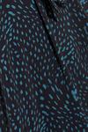 Dorothy Perkins Petite Black Printed Midi Dress thumbnail 5