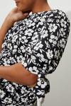 Dorothy Perkins Curve Floral Tie Sleeve Midi Dress thumbnail 4