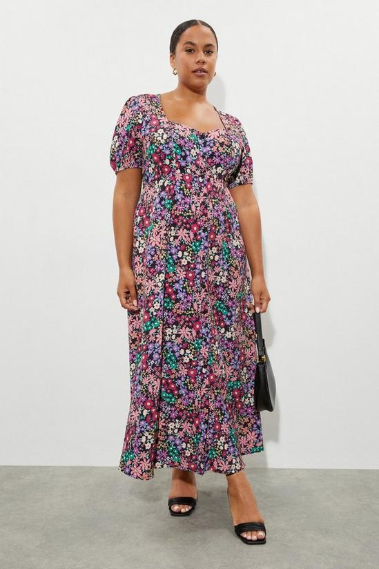 Dorothy Perkins Curve Ditsy Floral Kitty Dress 2