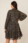Dorothy Perkins Curve Leopard Chiffon Smock Mini Dress thumbnail 3