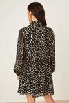 Dorothy Perkins Petite Gold Leopard Jacquard Smock Mini Dress thumbnail 3
