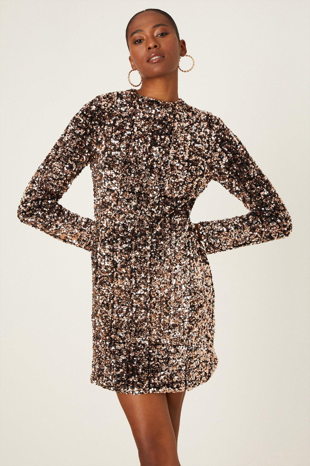 Principles bronze sale sequin dress