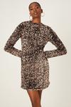 Dorothy Perkins Tall Bronze Sequin A Line Mini Dress thumbnail 1