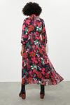 Dorothy Perkins Large Floral Print Pleated Skirt Midi Dress thumbnail 2