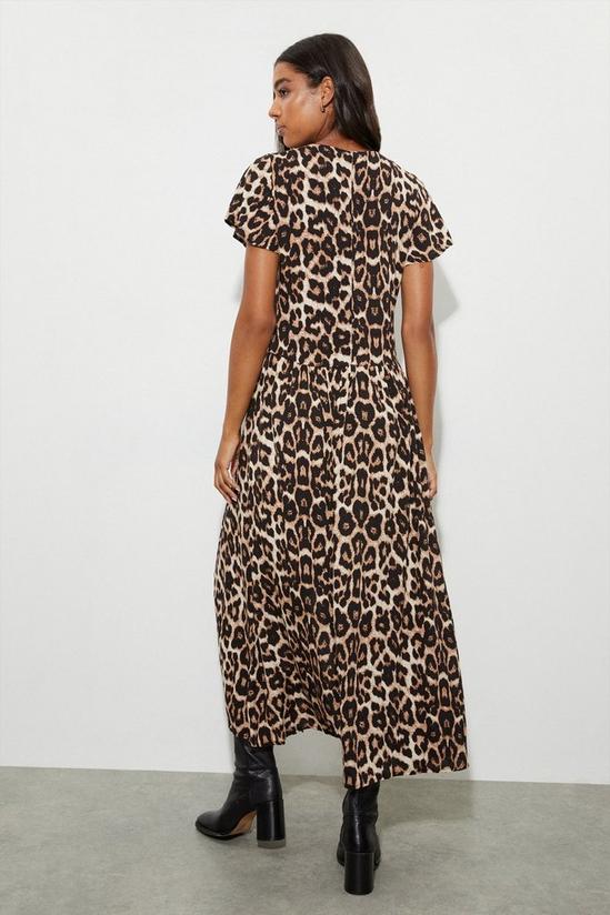 Dorothy Perkins Leopard Print Button Through Midi Dress 3