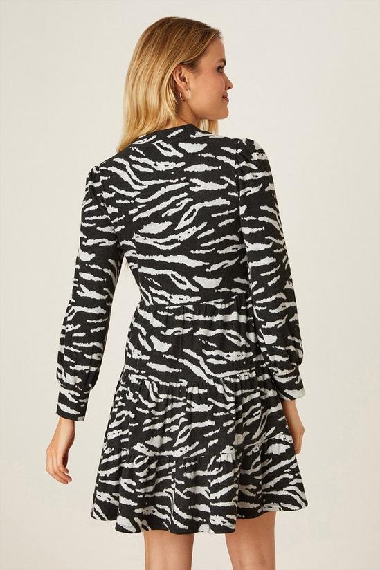 Dorothy Perkins Animal Print Soft Touch Tiered Mini Dress 3