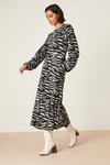 Dorothy Perkins Tall Zebra Printed Soft Touch Midi Dress thumbnail 1