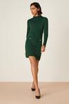 Dorothy Perkins Tall Green Geo Jacquard Shift Mini Dress thumbnail 1
