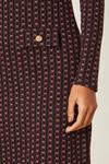 Dorothy Perkins Chain Jacquard Long Sleeve Shift Mini Dress thumbnail 4
