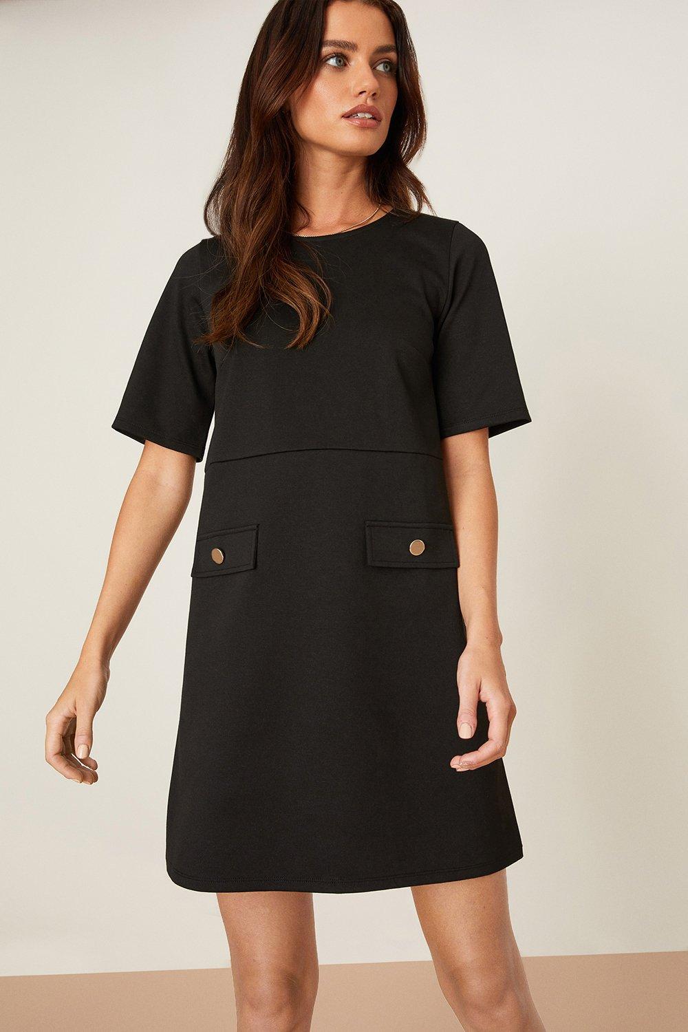 Dorothy perkins sale black shift dress