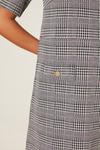 Dorothy Perkins Check Jacquard Short Sleeve Shift Mini Dress thumbnail 4