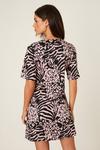 Dorothy Perkins Leopard Jacquard Shift Mini Dress thumbnail 3
