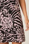 Dorothy Perkins Leopard Jacquard Shift Mini Dress thumbnail 4