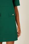 Dorothy Perkins Green Ponte Short Sleeve Shift Mini Dress thumbnail 4