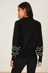 Dorothy Perkins Embroidered Stitch Detail Sleeve Jumper thumbnail 3