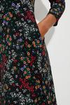 Dorothy Perkins Ditsy Floral Printed Long Sleeve Mini Dress thumbnail 5