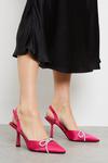 Dorothy Perkins Delly Crystal Bow Trim Court Shoes thumbnail 1