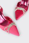 Dorothy Perkins Delly Crystal Bow Trim Court Shoes thumbnail 4