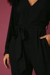 Dorothy Perkins Black Long Sleeve Jumpsuit thumbnail 4