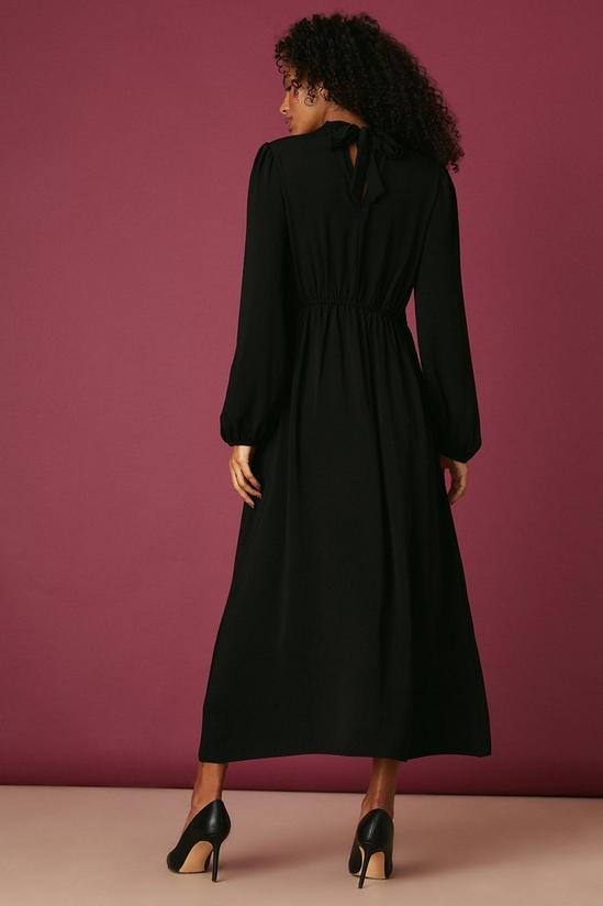 Dorothy Perkins Black Keyhole Midi Dress 3