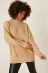 Dorothy Perkins Crew Neck Jumper With Open Back thumbnail 1