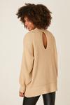 Dorothy Perkins Crew Neck Jumper With Open Back thumbnail 3