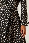Dorothy Perkins Mono Spot Belted Midi Shirt Dress thumbnail 5