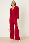 Dorothy Perkins Tall Red Long Sleeve Jumpsuit thumbnail 2