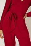 Dorothy Perkins Tall Red Long Sleeve Jumpsuit thumbnail 4