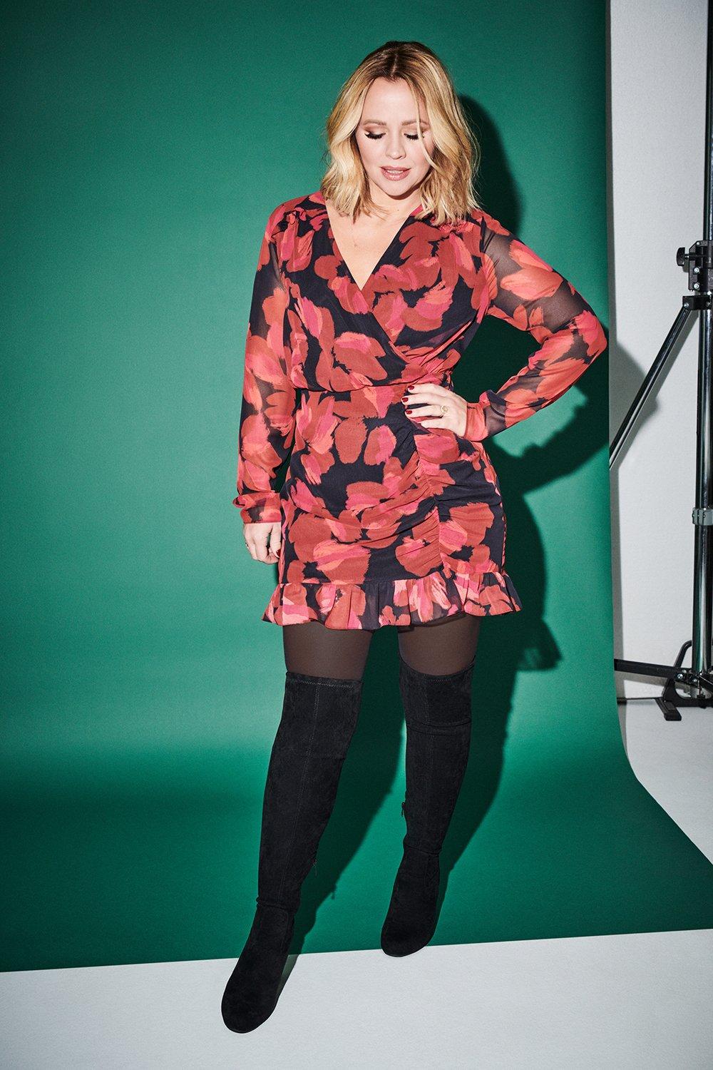 Dorothy perkins best sale red floral dress