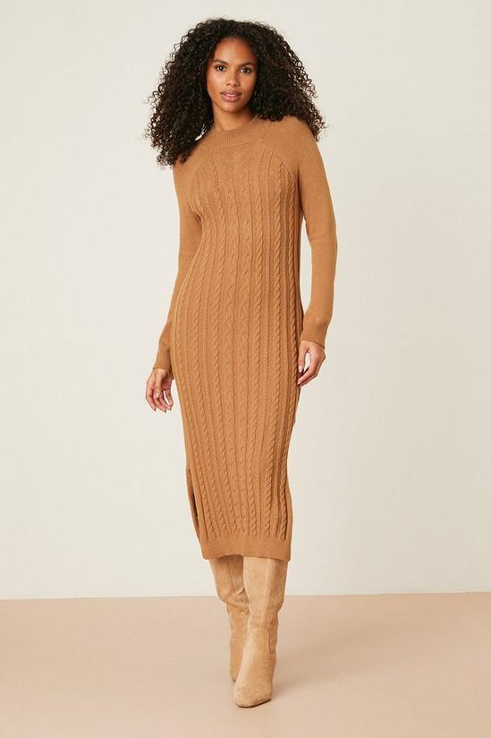 Dorothy Perkins Cable Knitted Dress 2