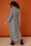 Dorothy Perkins Geo Print Collared Wrap Midi Dress thumbnail 3