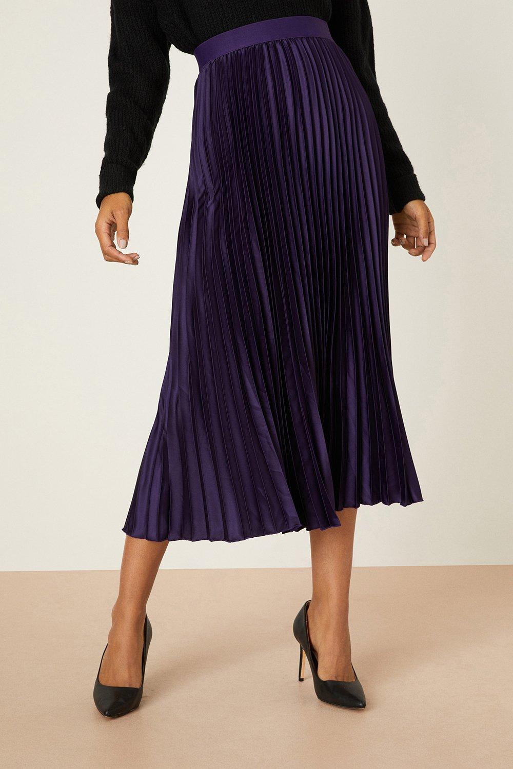 Gold pleated clearance skirt dorothy perkins