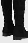 Dorothy Perkins Kami Flat Faux Suede Knee High Boots thumbnail 4